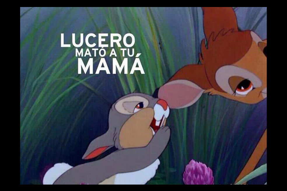 Con estos memes critican a Lucero por posar con animales cazados