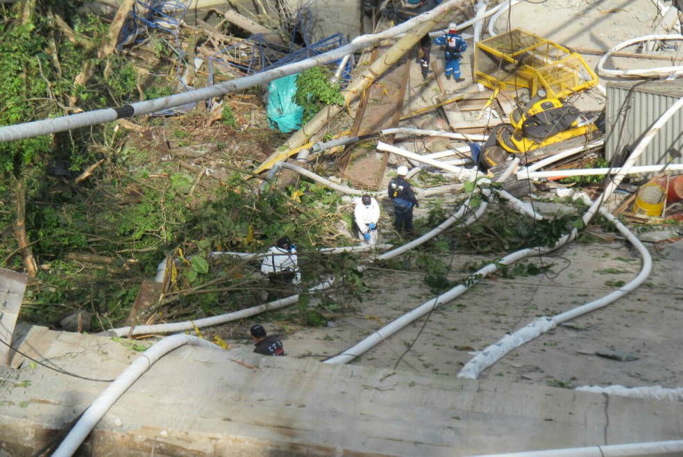 El derrumbe del puente Chirajara dejó nueve personas muertas y cuantiosos daños materiales.  / Cortesía Fiscalía