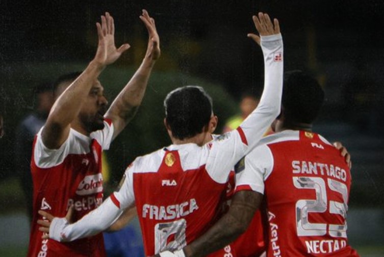 Santa Fe ganó en juego aplazado de la Liga BetPlay y se metió a los ocho: la tabla