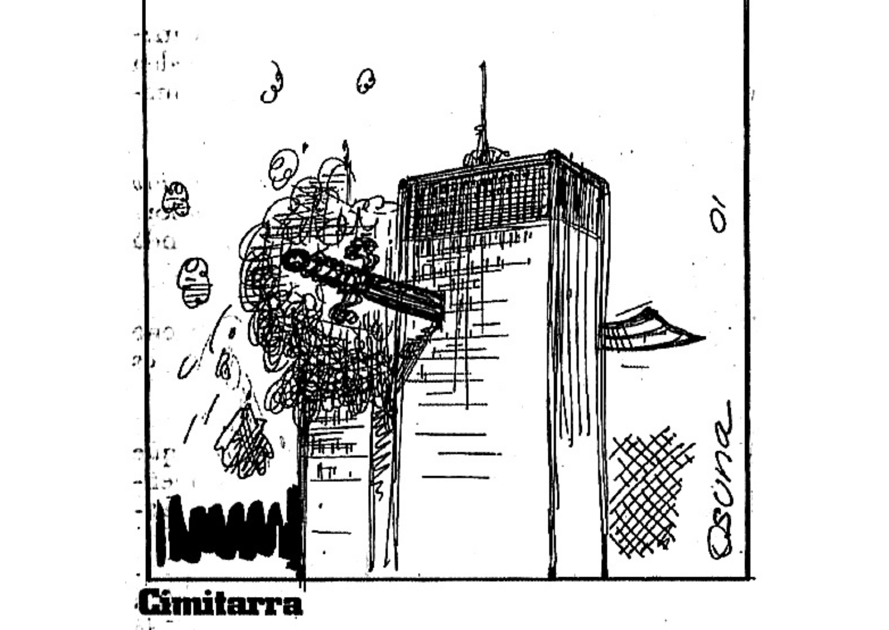 Torres gemelas, 2001