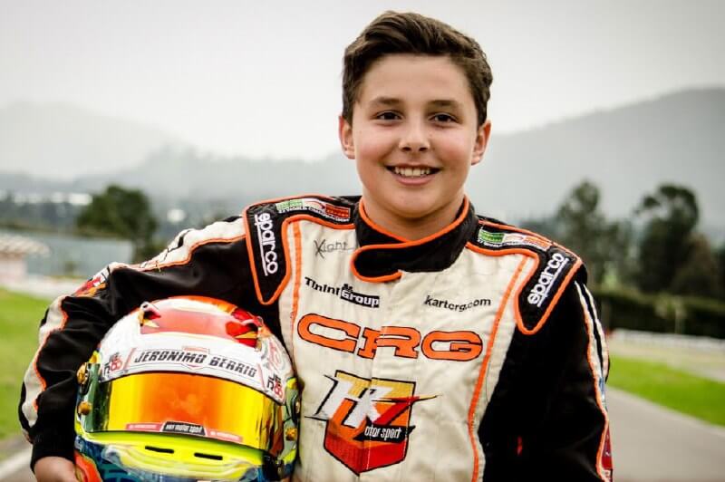 Jerónimo Berrío, con pista abierta para el Mundial de Karts en Italia