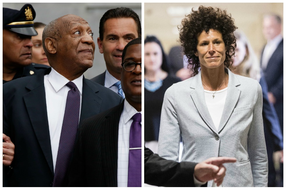 Cara a cara entre Bill Cosby y la mujer que lo llevó a juicio