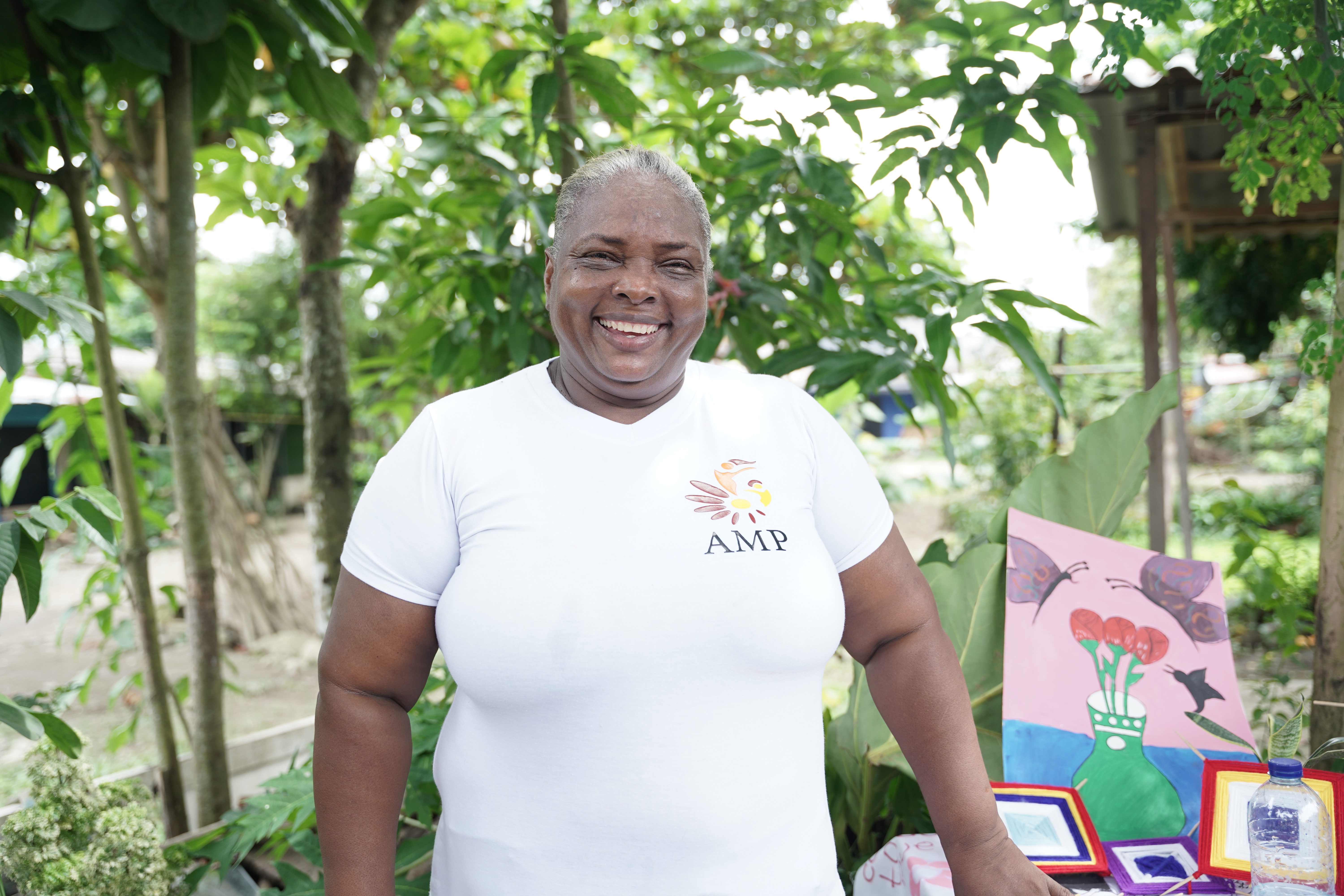 San Diego Romero hace parte de Mujeres del Plantón hace más de dos años y ha logrado prevenir y educar sobre la violencia de género en Apartadó, Antioquia.