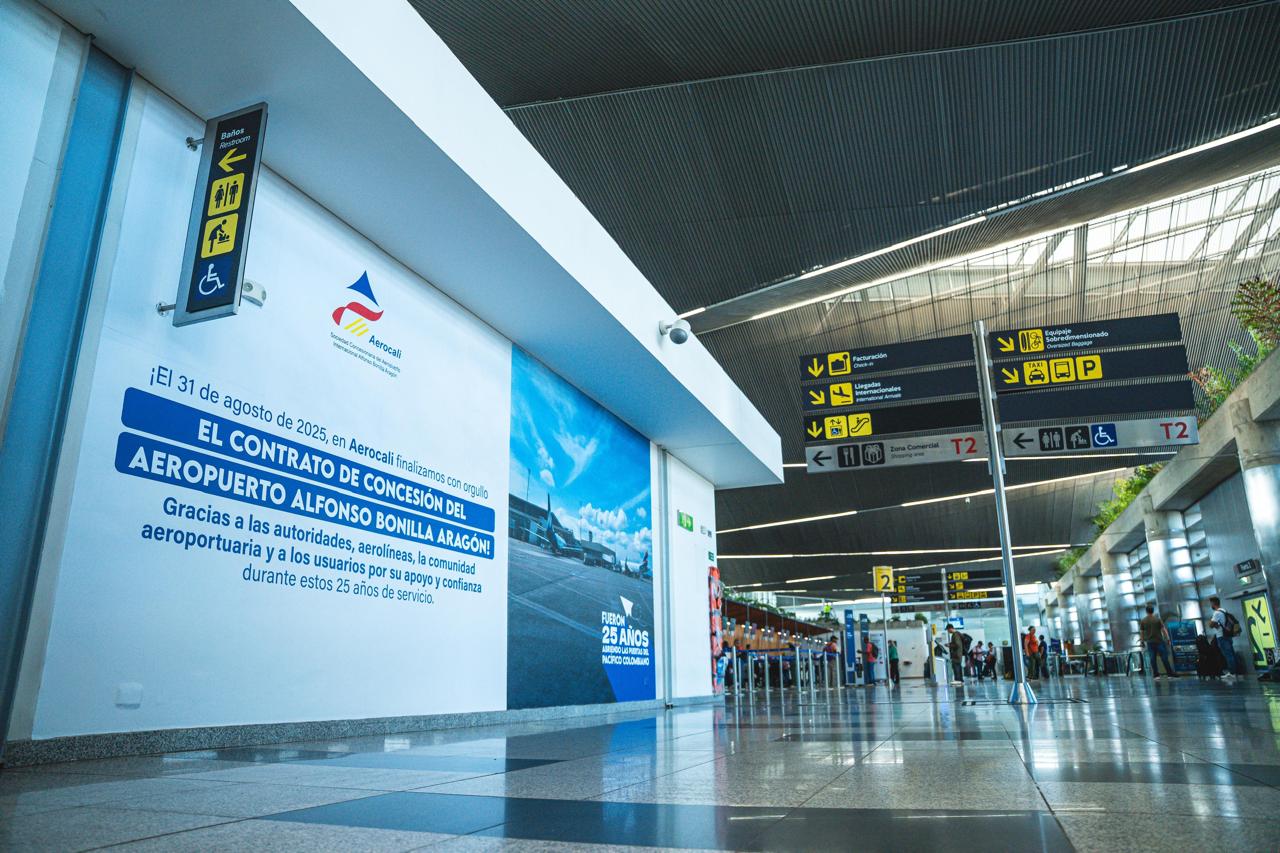 Después de 25 años, Aeropuerto Alfonso Bonilla Aragón vuelve a manos del Gobierno