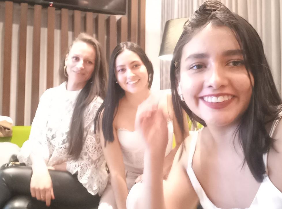 Blanca Manchola, Andrea Rosas y Viviana Rosas, quienes están detrás del emprendimiento Creaciones Angelita.