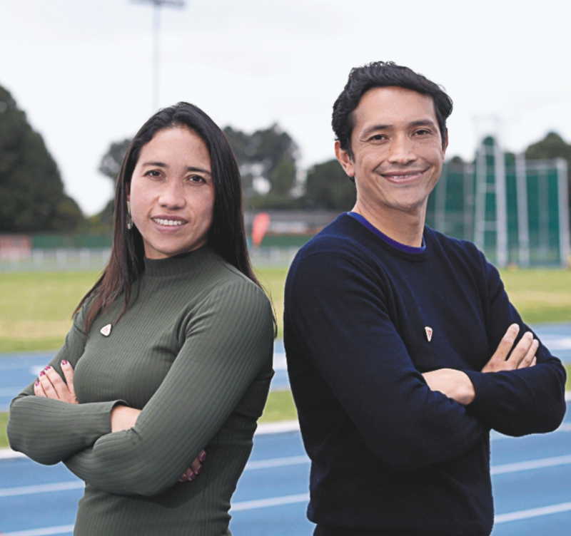 Aura Escamilla - Javier Suárez - Subdirectores IDRD - Deportistas y Dirigentes deportivos