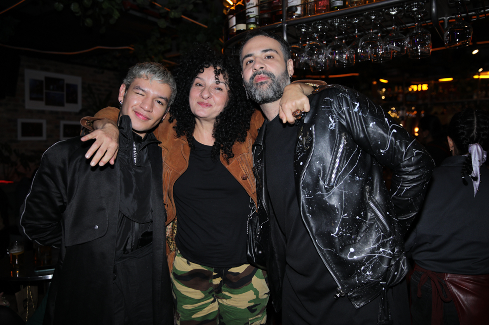 Lisandro Mesa, Paola Payares y Eddy Ávila
