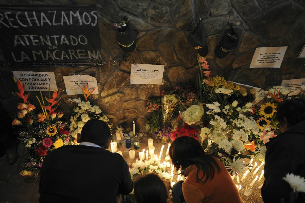 Homenaje de paz en La Macarena