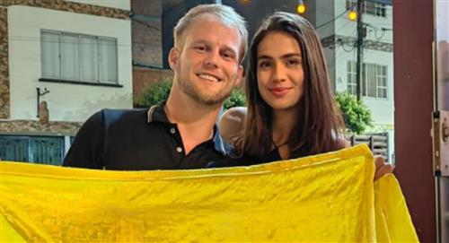 Dominic Wolf y su novia