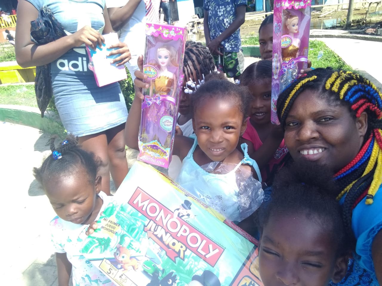 La lideresa Yolanda Perea, durante su trabajo social en Chocó.