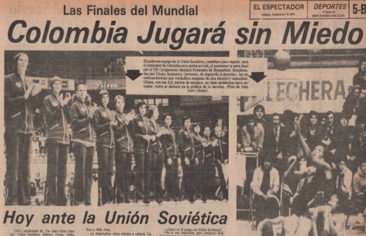 El Mundial Femenino del 75: el baloncesto colombiano se muestra al mundo