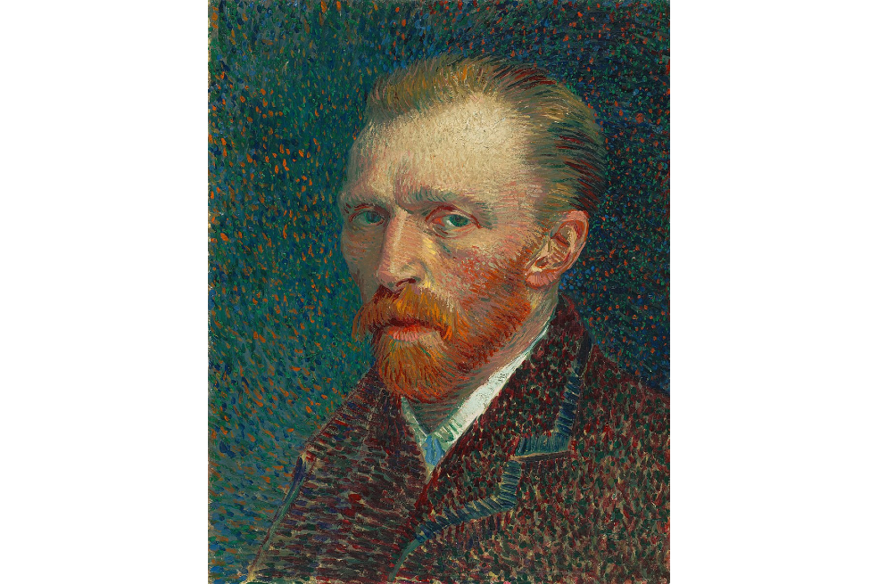 Autorretrato de Vincent Van Gogh.