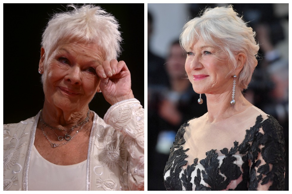 Las actrices Judi Dench y Helen Mirren.