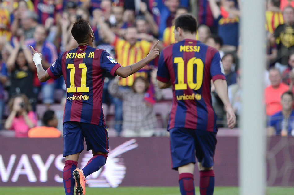 Neymar y Messi lideran al Barcelona en la goleada sobre el Granada