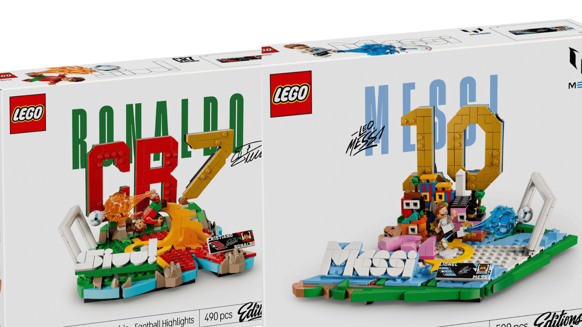 LEGO de Cristiano Ronaldo y Lionel Messi: cuánto vale y dónde conseguirlo