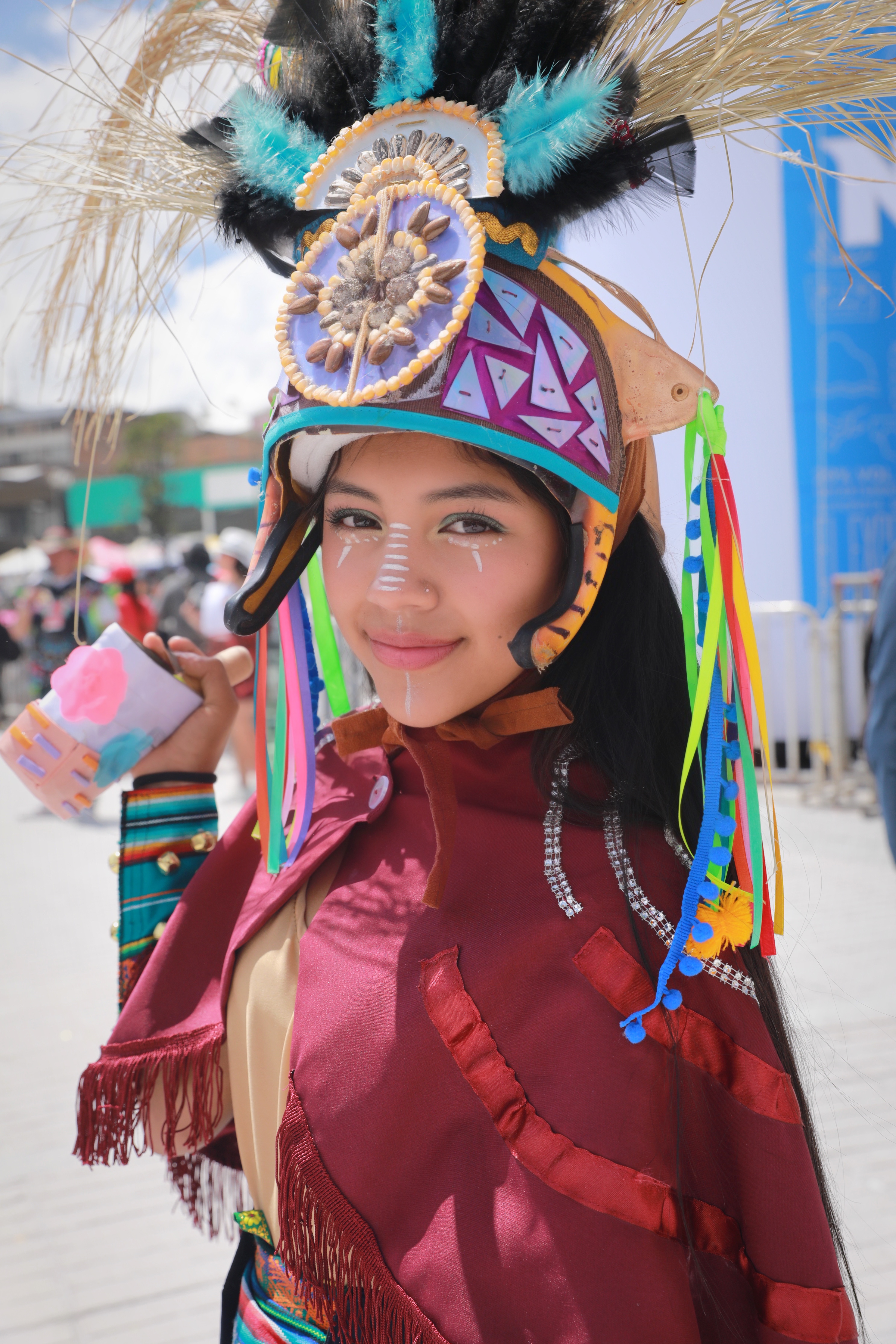 Rostros del Carnaval de Negros y Blancos de Pasto 2024