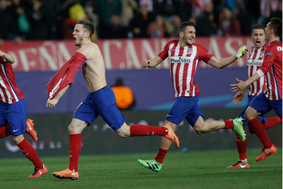 Sufrida clasificación por penales del Atlético de Madrid a cuartos de la Champions