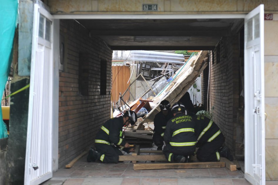Vivienda colapsó en la localidad de Barrios Unidos