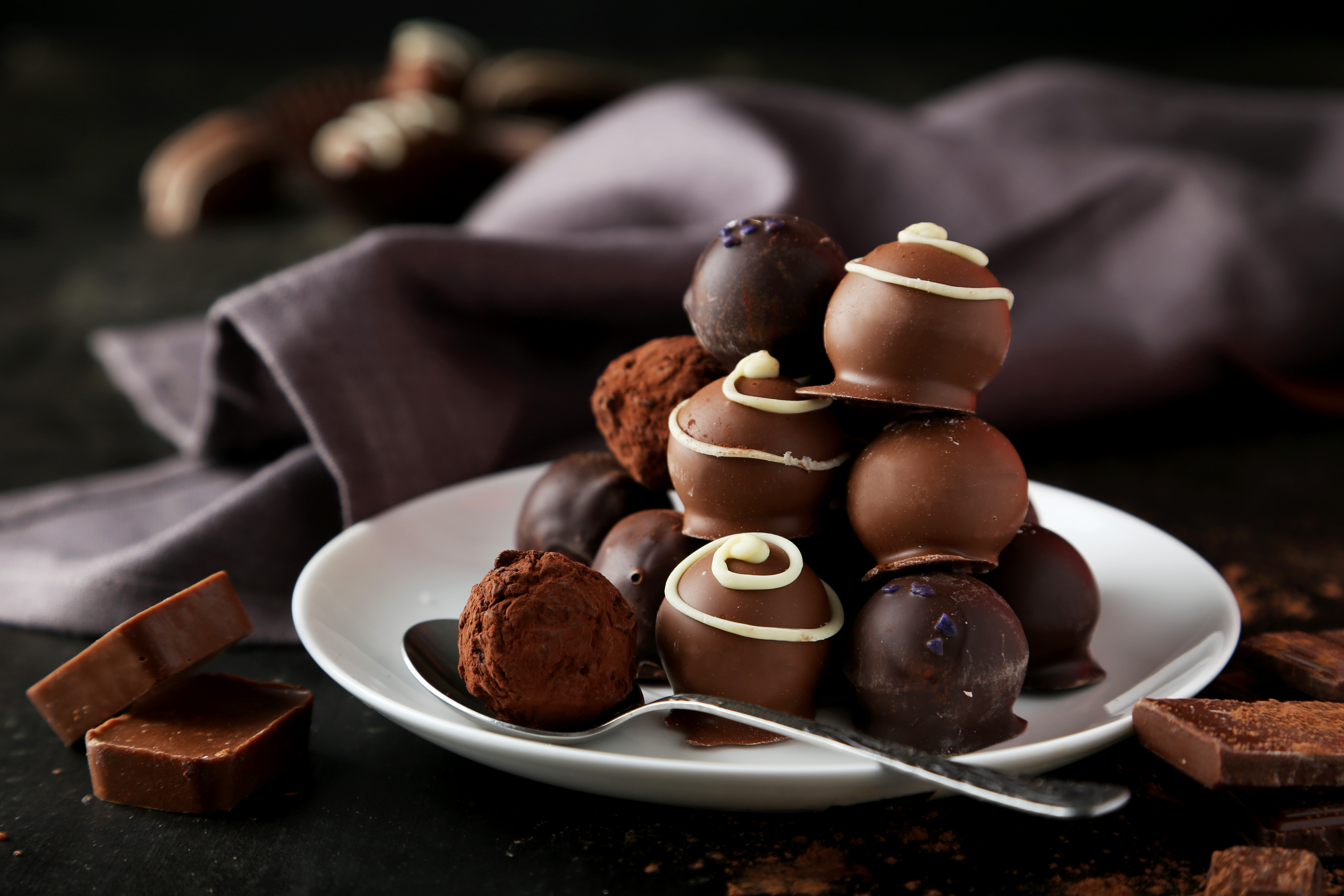 Trufas de crema de whisky