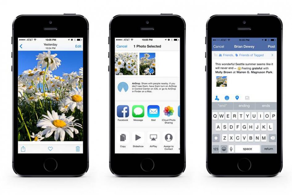 Estas son las actualizaciones de Facebook para iOS 8
