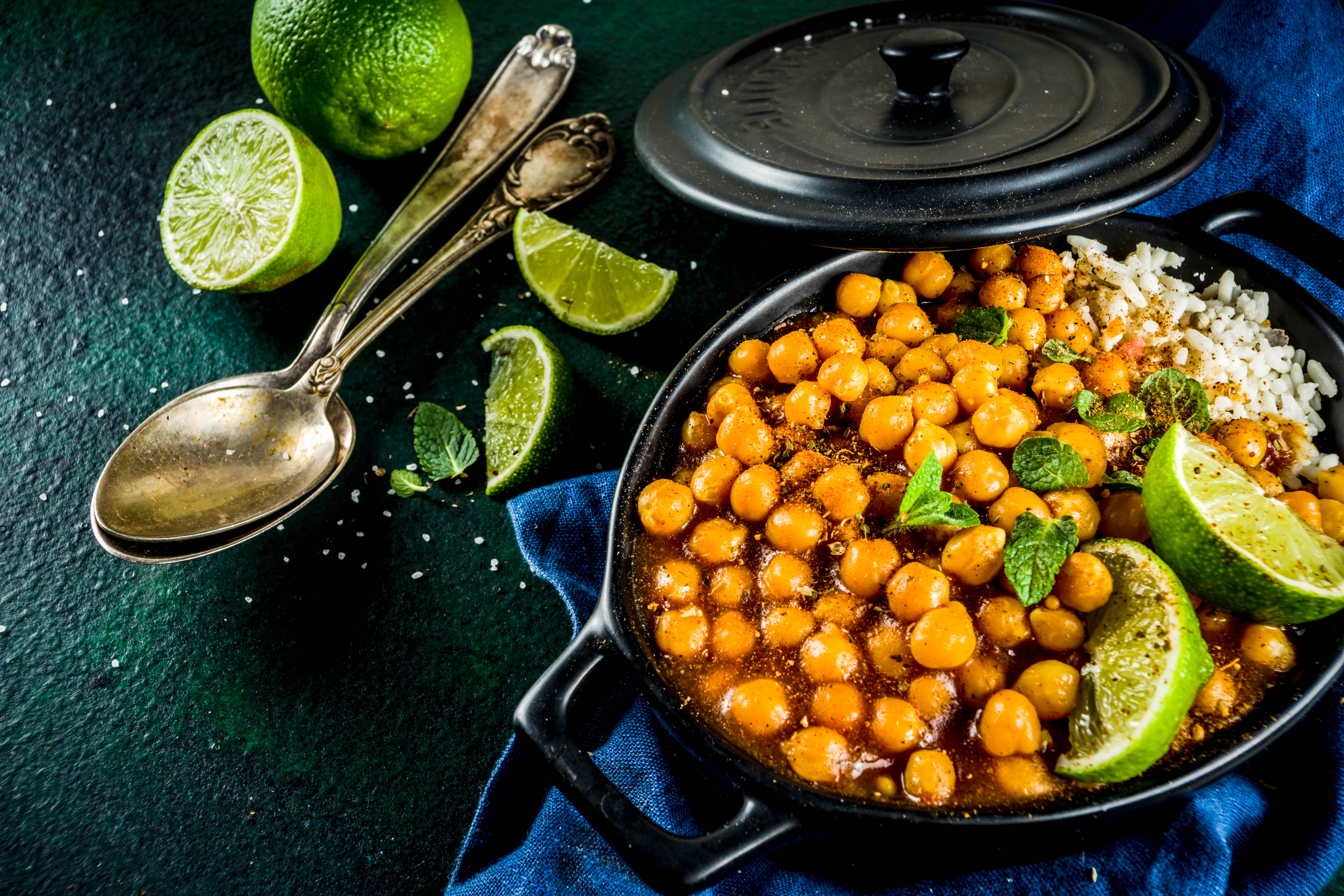 Curry de garbanzos