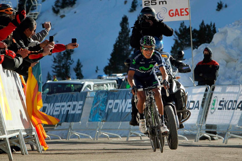 Nairo Quintana, en medio de problemas, logró tercer lugar en Vuelta a Cataluña