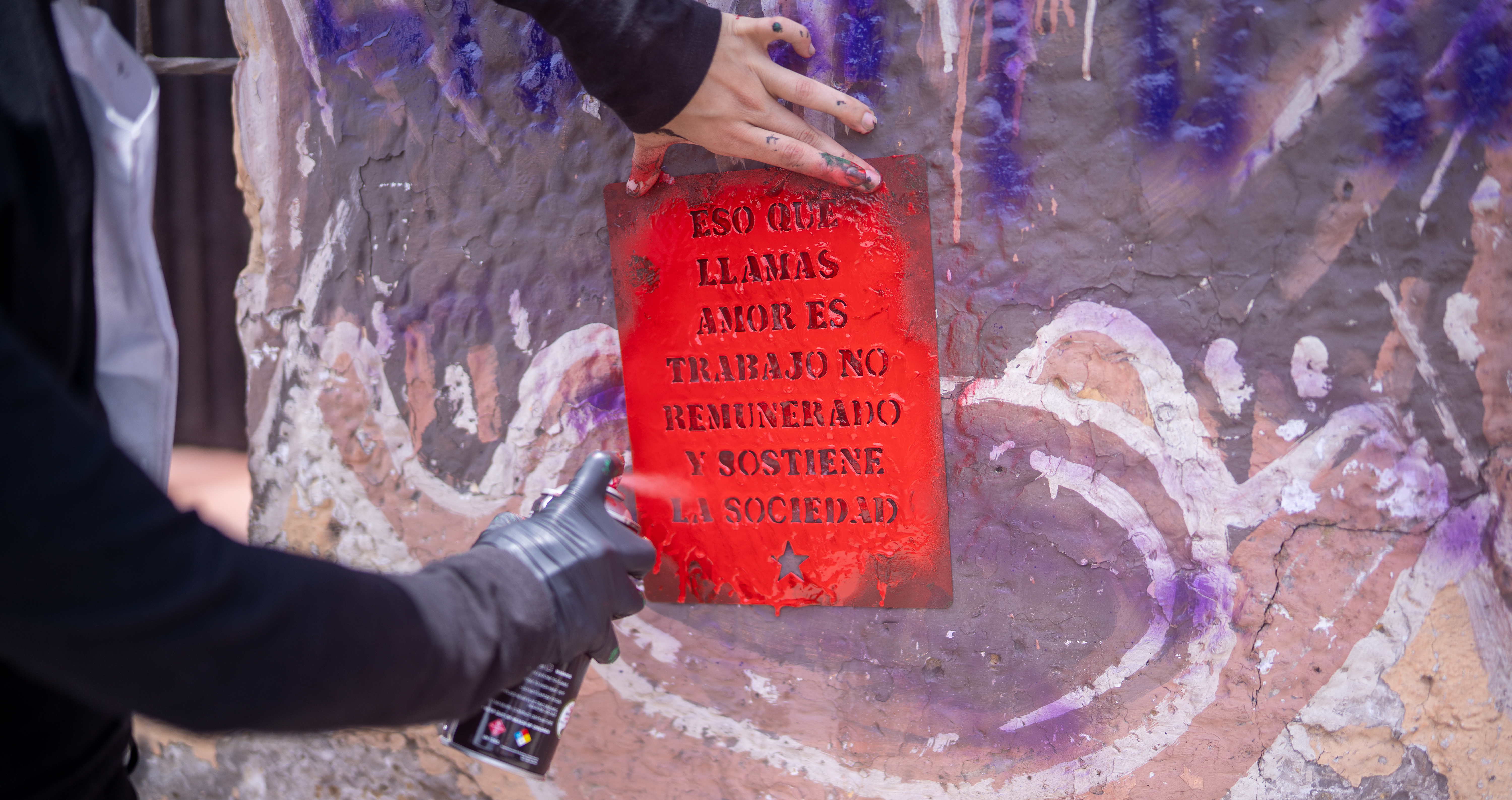Marcha del 8M en Bogotá.