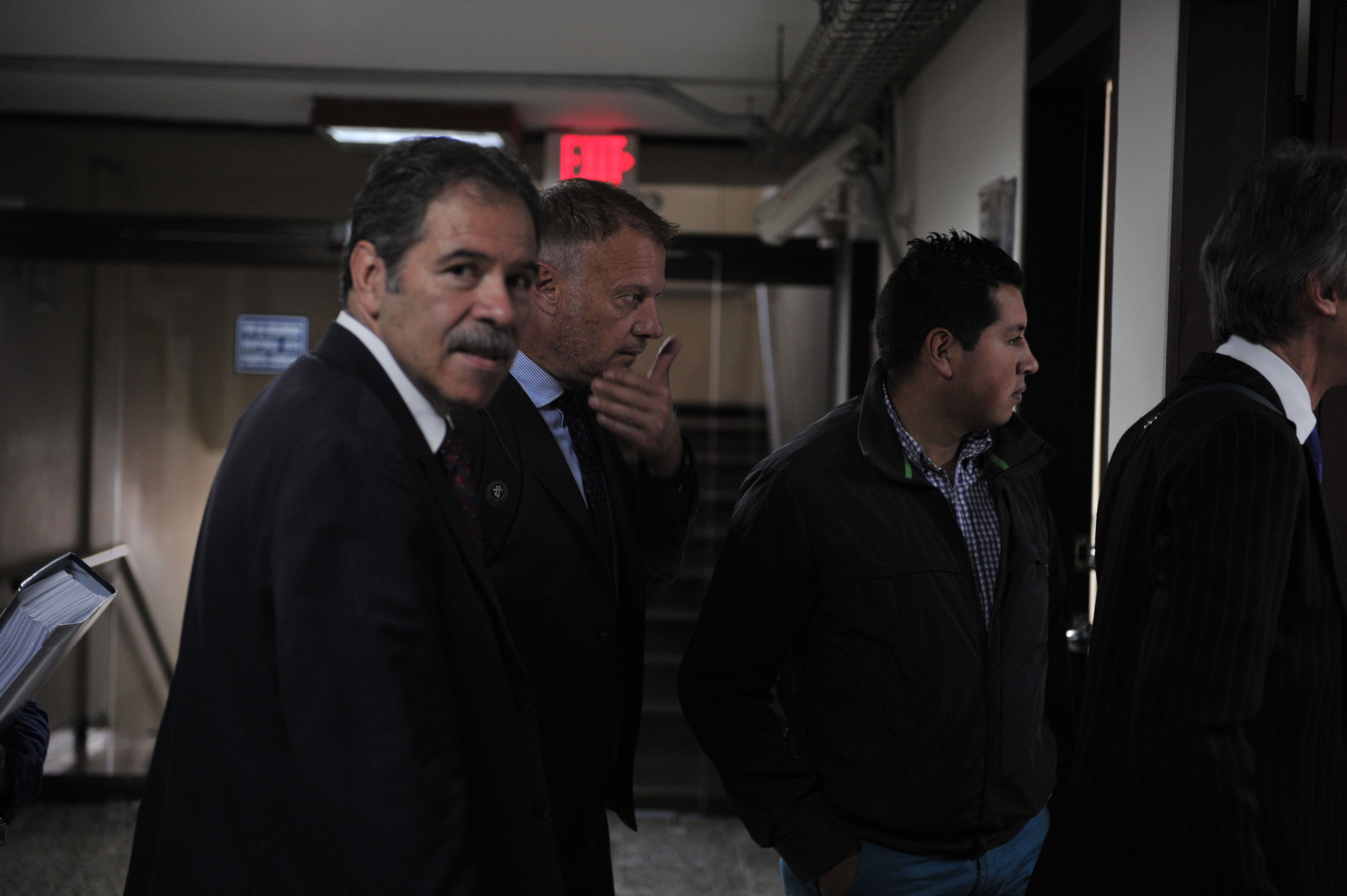 Representante legal de Poligrow Colombia, durante la audiencia.