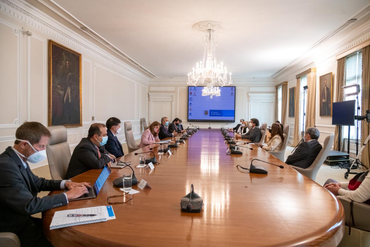 Altas cortes brindan apoyo al presidente Iván Duque en medio del Paro Nacional