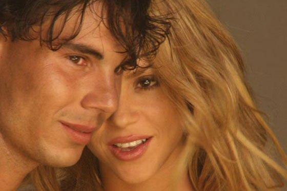 Shakira graba video con Rafael Nadal