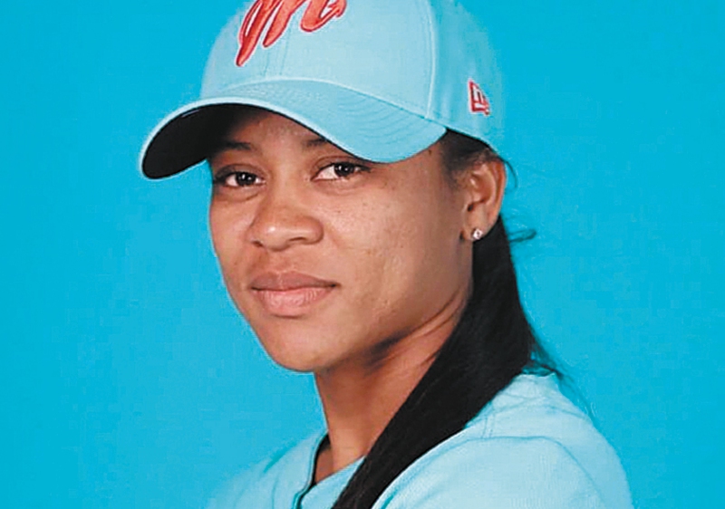 Zayas es la primera campeona de bateo de LMS. / Diablos Rojos Femenil.