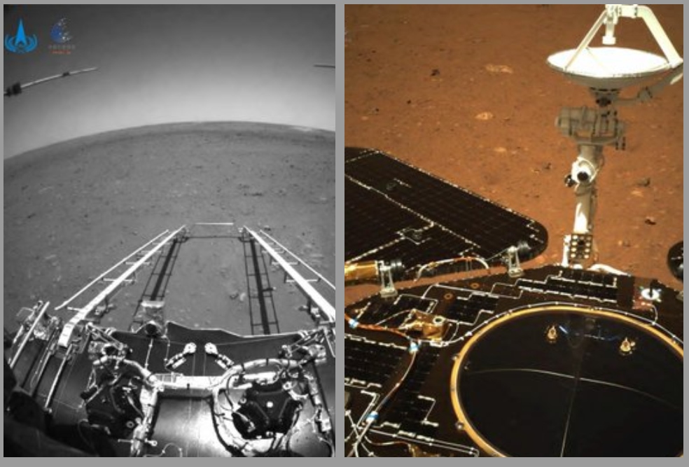 Estas son las primeras imágenes de marte enviadas por Zhurong, el rover chino