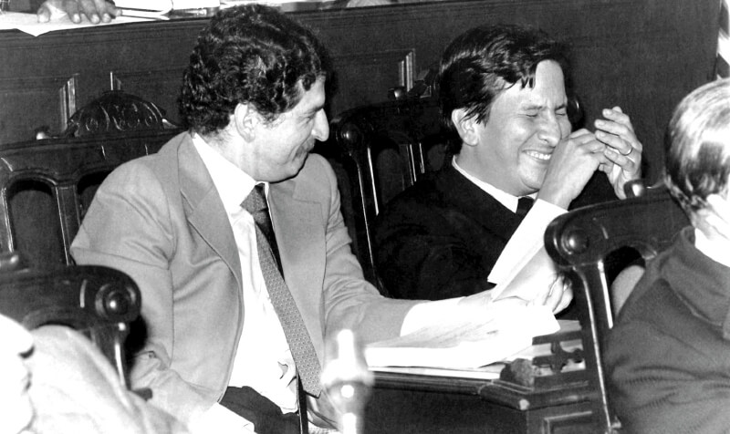Luis Carlos Galán y Rodrigo Lara Bonilla. Foto: Archivo Cromos.