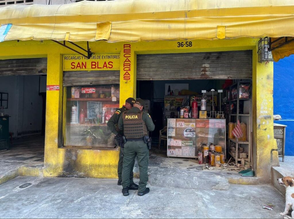 Un menor de edad fue capturado luego de prenderle fuego a un local en Barranquilla