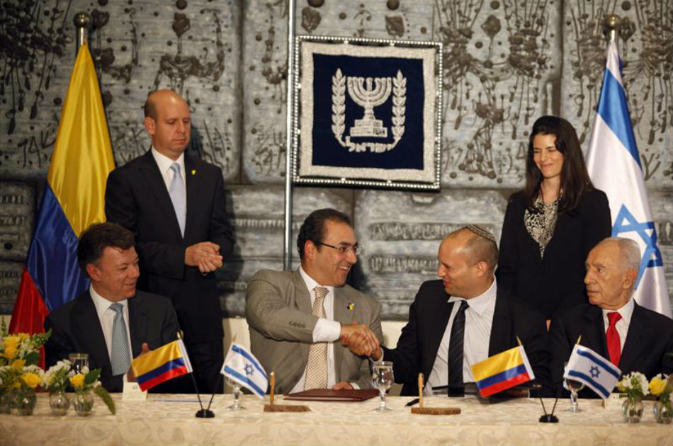 Santos alentó a los empresarios israelíes a invertir en Colombia