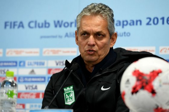 Reinaldo Rueda, entrenador de Atlético Nacional. Foto: AFP