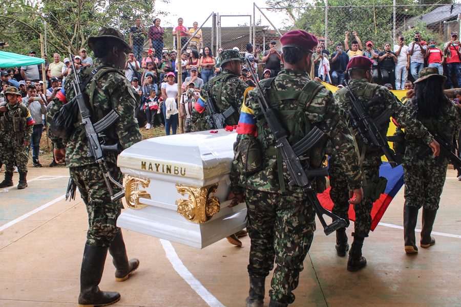 En video: así fue el funeral de alias “Mayimbú”