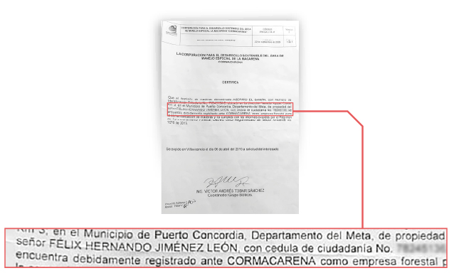 Certificado Cormacarena.