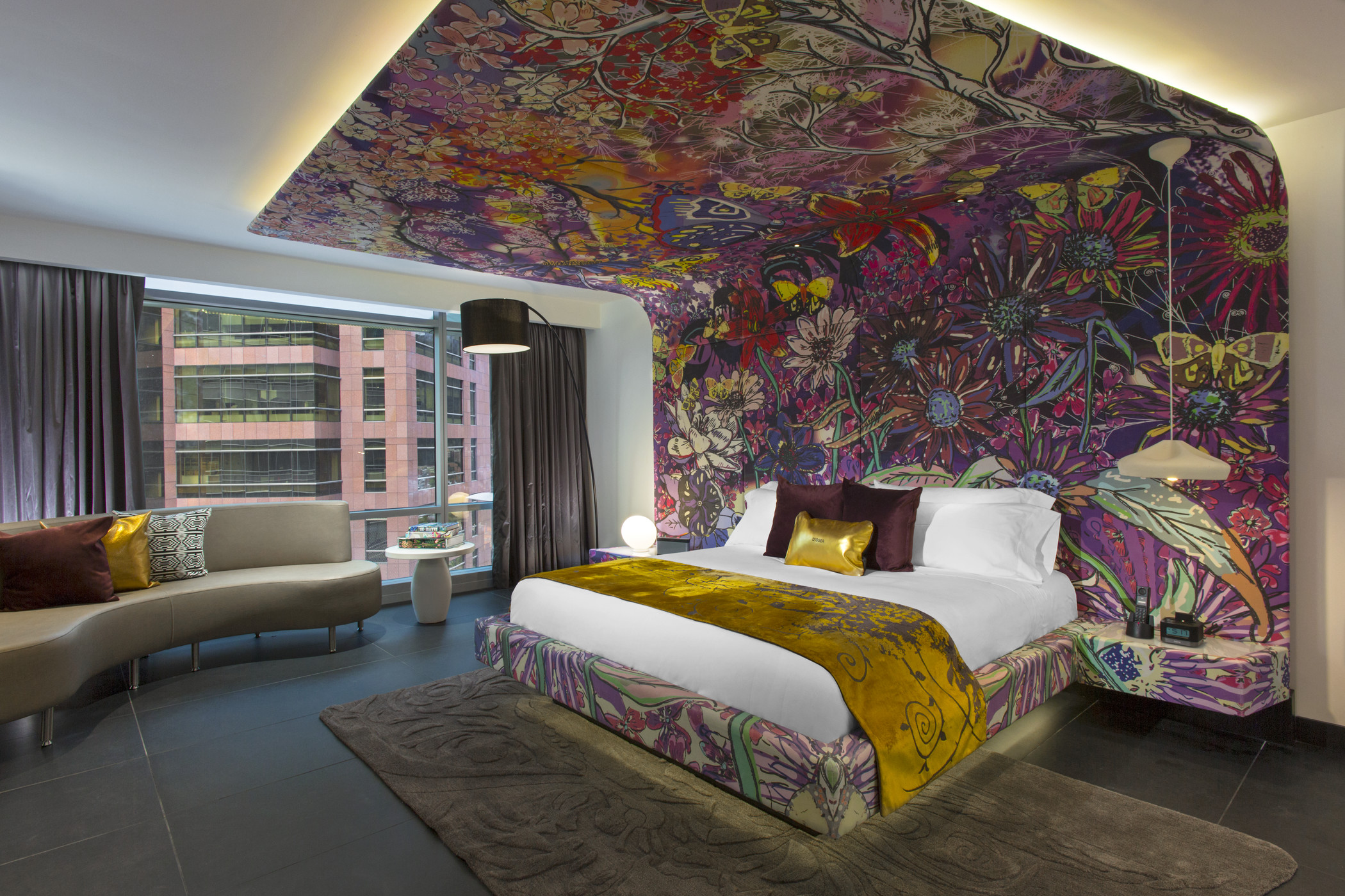 El alojamiento del W Bogota incluye habitaciones únicas, perfectas para una escapada ideal.