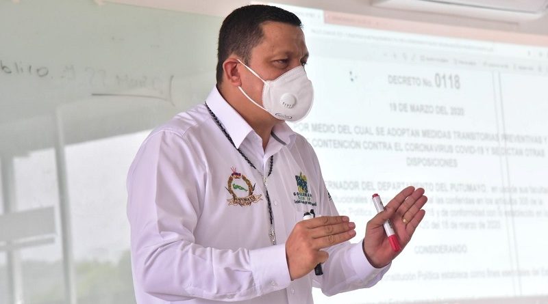 Gobernador de Putumayo, a casa por cárcel por posibles irregularidades en contrato COVID