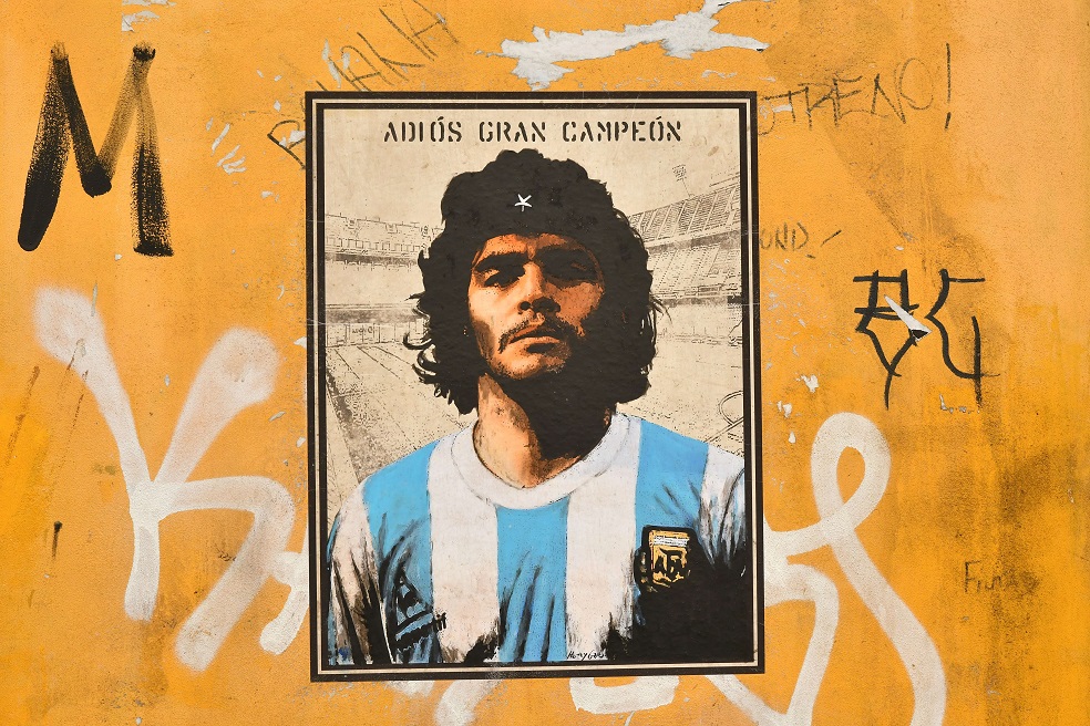 “Cuna de Dios”, el homenaje para Maradona de Argentinos Juniors, su primer club
