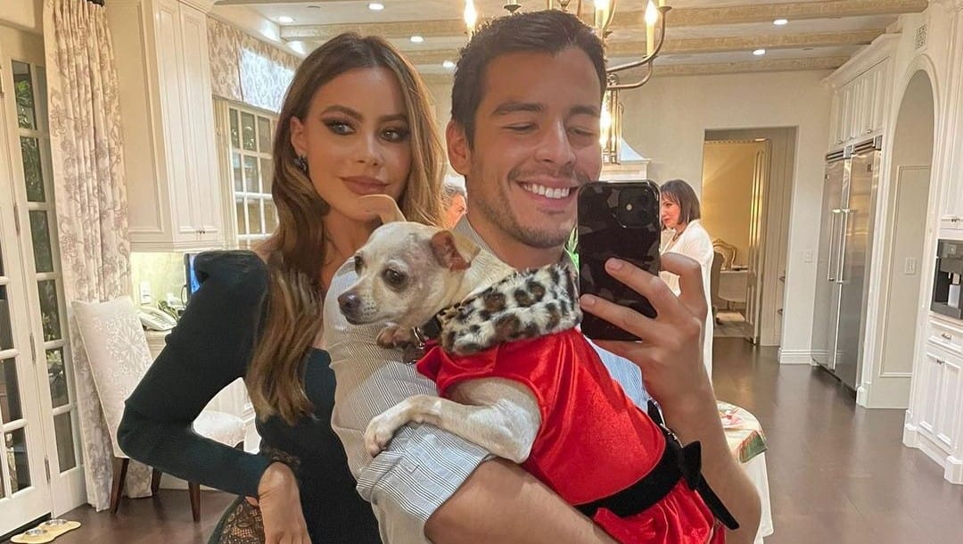 Sofía Vergara y su hijo Manolo.