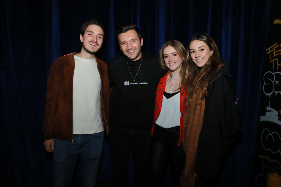 Andrés Torres, Arévalo, María Arango y Juanita Arango