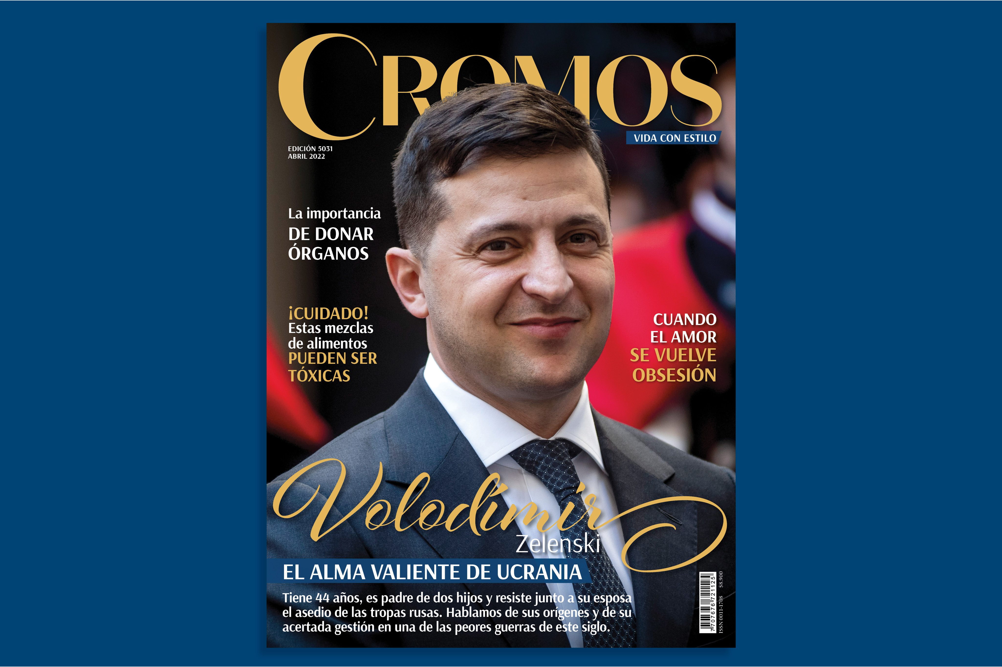 Volodímir Zelenski es el protagonista de la nueva edición de Cromos