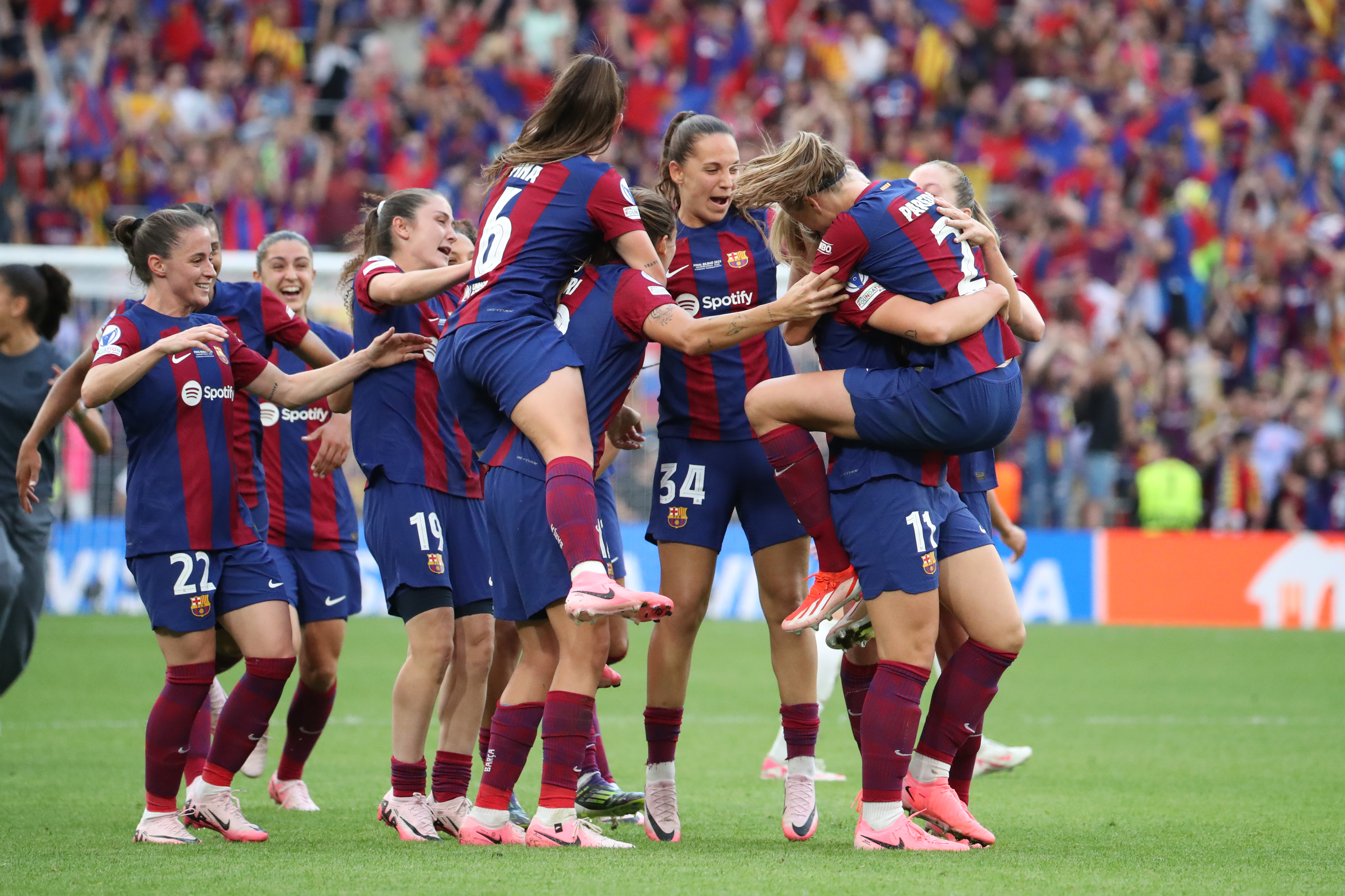 Barcelona venció a Lyon y se consagró campeón de la Champions femenina