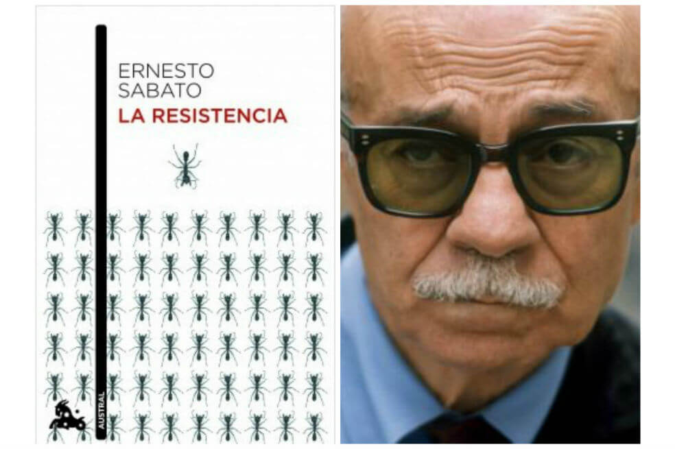Uno de los libros de ensayo de Ernesto Sabato sobre los peligros que enfrenta la humanidad y la cultura. "La resistencia" es del año 2000.