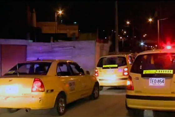 Ola de atracos a taxistas en Bogotá