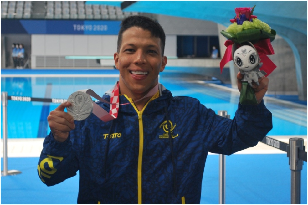 Nelson Crispín sigue su cosecha de medallas en Tokio y ganó su segunda plata