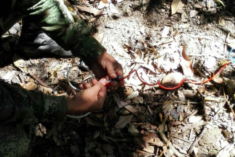 Desactivan minas antipersona sembradas por el ELN en Nariño