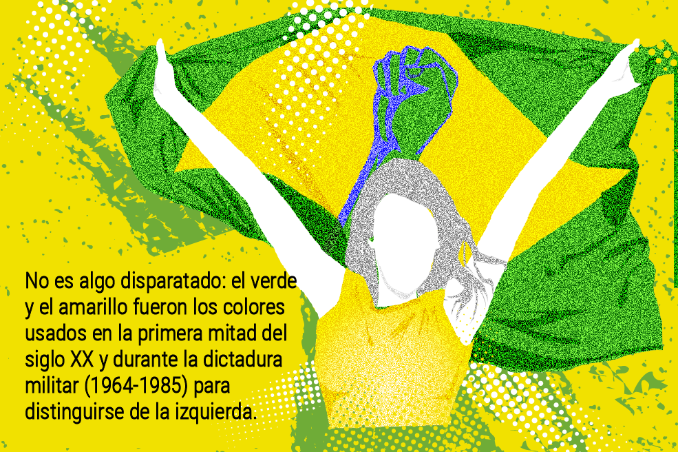 El mundo no es como lo pintan: Bolsonaro y la "vergüenza" de vestir la 'verde-amarela'.